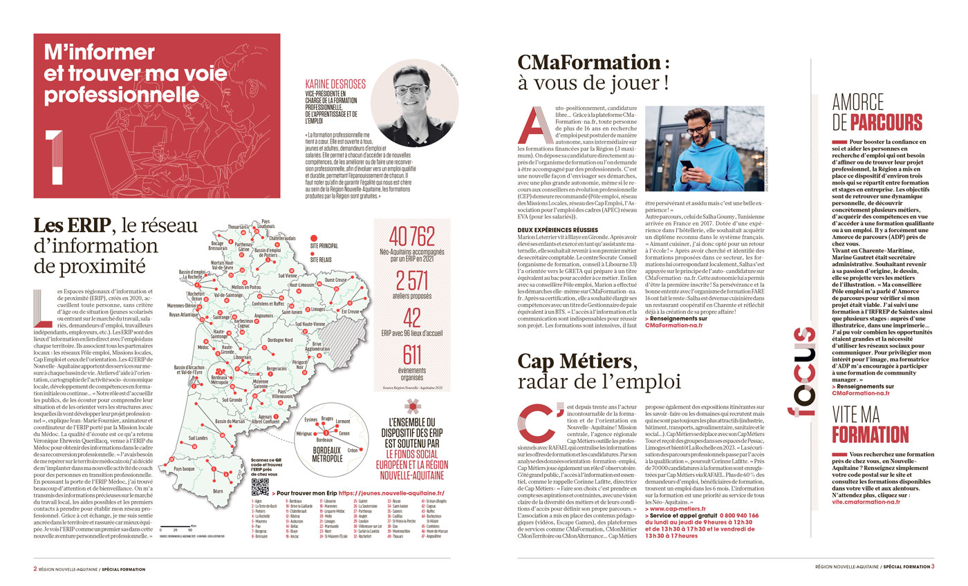 Journal Nouvelle-Aquitaine, Supplément Formation